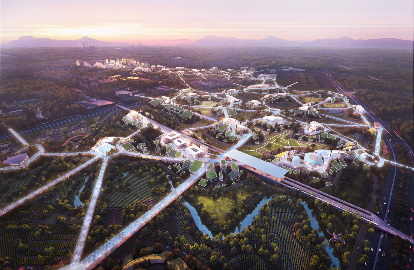 "Sky Valley", Chengdu Future Science and Technology City, in Southwest China unveiled by MVRDV - Sheet1