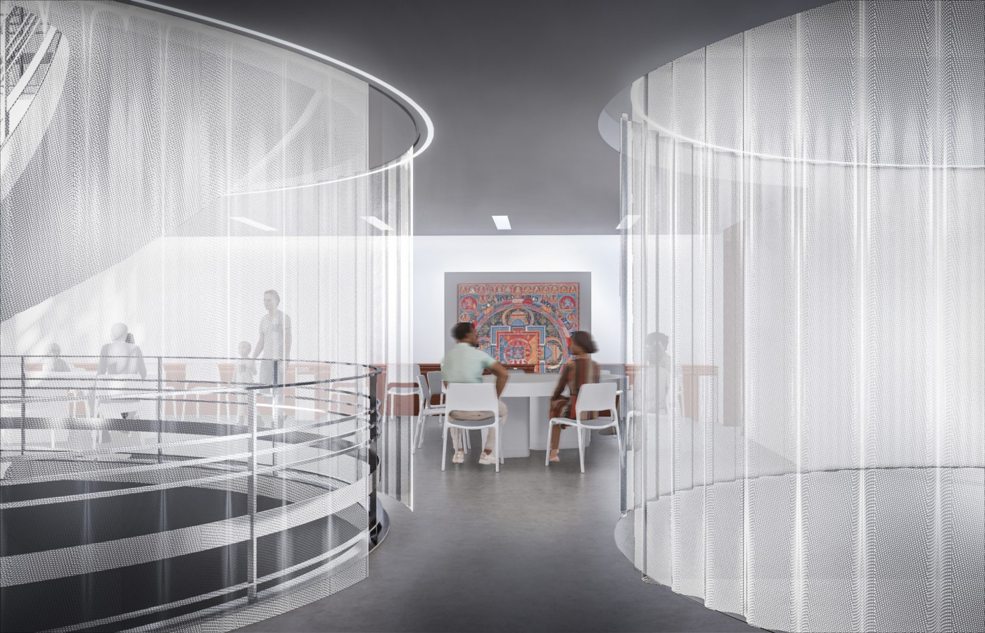The Rubin Museum's Third Floor Galleries With The Mandala Lab transformed by Peterson Rich Office - Sheet3